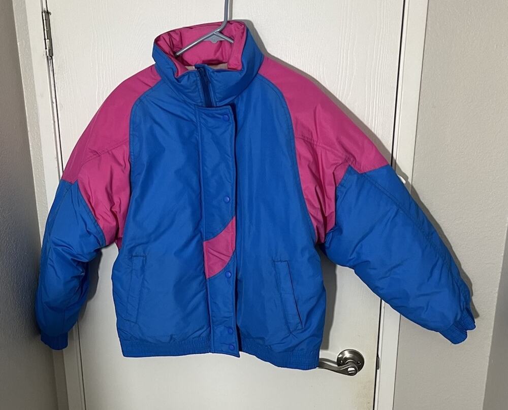 Vintage Colorado Classics Multicolor Jacket GOOSE DOWN Women's Sz ML